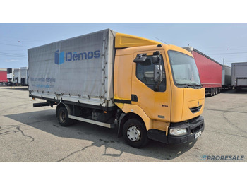 Curtain side truck RENAULT Midlum 150