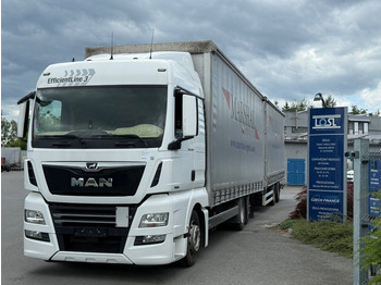 Curtain side truck MAN TGX