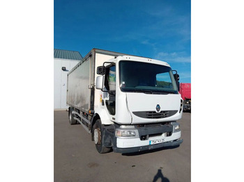 Curtain side truck RENAULT Midlum 270