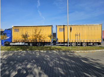 Curtain side truck VOLVO FH460 ZESTAW TANDEM 120 M3 PRZEJAZDOWY + PRZYCZEPA FIRANKA SAF [ Copy ] [ Copy ] [ Copy ]: picture 3