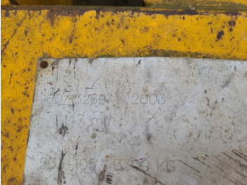 Spare parts for Material handling equipment Jcb 530-105 Headstock  quick hitch plate 160/13269: picture 3