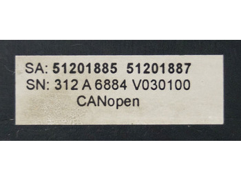 Dashboard for Material handling equipment Jungheinrich 51201885 | Battery Hour indicator Candis 4 Can Open 51201887 V03010: picture 3 Dashboard for Material handling equipment Jungheinrich 51201885 | Battery Hour indicator Candis 4 Can Open 51201887 V03010: picture 3