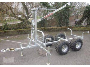 New Forestry trailer Vemac ATV Quad 2ton Rückewagen Holzrückewagen Forst Kran Traktor: picture 3