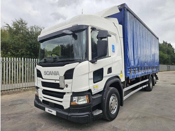 Curtain side truck SCANIA P 280