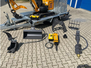 Mini excavator Minibagger BK1300JSR + Tieflader + Zubehör *INKL.19% MWST*BERGER KRAUS*VERSTELLFAHRWERK* KUBOTA*SOFORT!*: picture 2