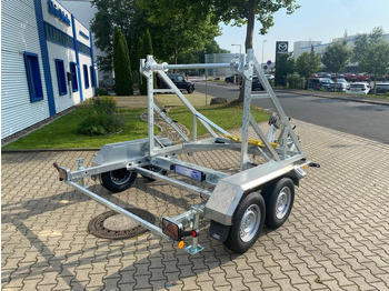 Cable drum trailer Vermietung / Kabelanhänger 3000KG / Nutzlast 2373KG / Kabeltrommel-Anhänger / Glasfaser/ 1 Woche: picture 5