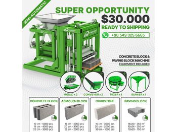 New Block making machine Variant 3.1 Concrete Block Machine: picture 2 New Block making machine Variant 3.1 Concrete Block Machine: picture 2