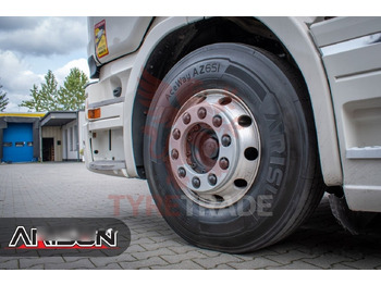 New Tire for Truck Arisun 385/55R22.5 AceWay AZ651 160K M+S 3PMSF FRONT: picture 4