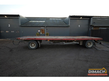 Dropside/ Flatbed semi-trailer VAN HOOL