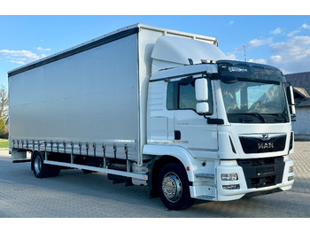 Curtain side truck MAN TGM 18.290