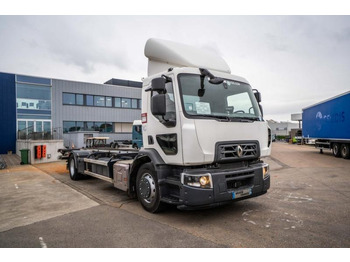 Container transporter/ Swap body truck Renault D WIDE 380 DXI+DHOLLANDIA 1.5 T: picture 2