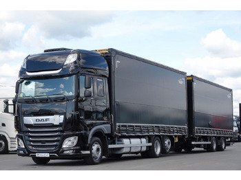 Curtain side truck DAF XF 480