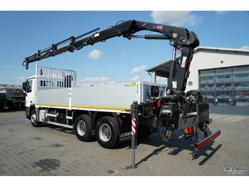 Dropside/ Flatbed truck, Crane truck MERCEDES ACTROS 2636 / 6x4 / SKRZYNIOWY 7 M + HDS HIAB 211- WYSÓW 12,6 M / MOCNA PODŁOGA / STEROWANIE RADIOWE / ROTATOR / SPROWADZONY: picture 5