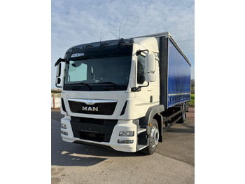 Curtain side truck MAN TGM 15.290