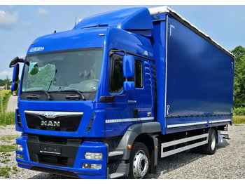 Curtain side truck MAN TGM 18.340