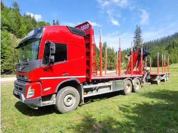 Timber truck VOLVO FMX 500