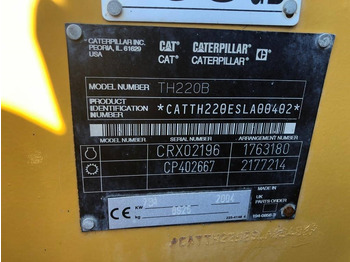 CAT TH 220 B FOR PARTS  leasing CAT TH 220 B FOR PARTS: picture 3