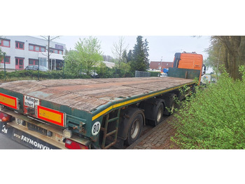 Dropside/ Flatbed semi-trailer Faymonville Tieflader SPZ-3AX: picture 2