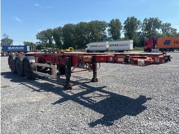 Container transporter/ Swap body trailer 2001 Dennison Tri/A Container Trailer: picture 4