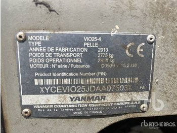 Mini excavator YANMAR VIO 25