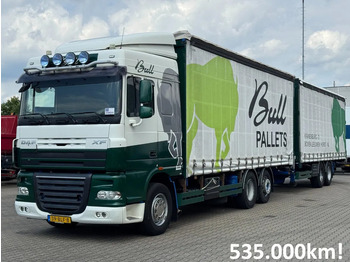Curtain side truck DAF XF 105 460