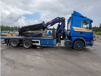 Dropside/ Flatbed truck, Crane truck Truck Scania R 164 460 + crane PM 35.5 SP: picture 4