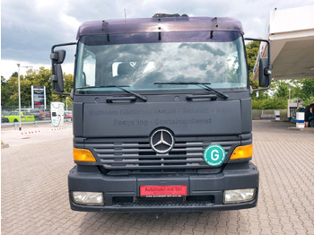 Tipper, Crane truck Mercedes-Benz Actros 1828 Hiab Absetzkipper Hiab Kran Absetzer: picture 3