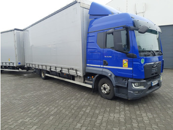 Curtain side truck MAN TGL 12.250