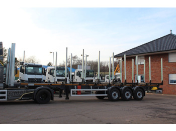 Timber semi-trailer