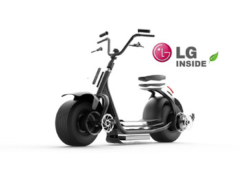 Motorcycle K1S E-BOB Wit: picture 2