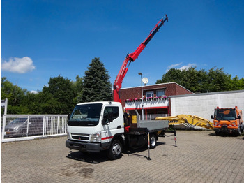 Open body delivery van Mitsubishi Fuso Canter 7C18 + Ferrari F571 Kran: picture 2
