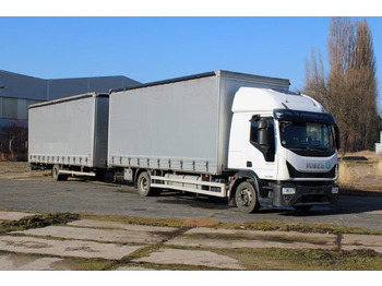 Curtain side truck IVECO EuroCargo 120E