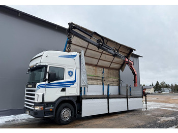 Crane truck SCANIA 144