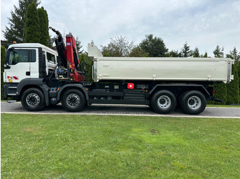 Tipper, Crane truck MAN TGS 440 / 8x4 /CRANE HMF 1530/ TIPPER: picture 3