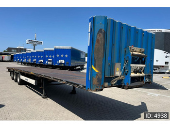 Dropside/ Flatbed semi-trailer Krone SD Mega / Drum brakes: picture 4