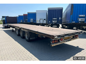 Dropside/ Flatbed semi-trailer Krone SD Mega / Drum brakes: picture 2