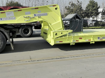 New Semi-trailer for transportation of heavy machinery TITAN 120 ton detachable lowbed trailer for sale in Nigeria: picture 5
