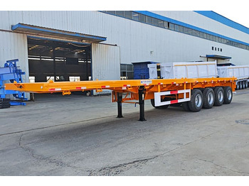 New Dropside/ Flatbed semi-trailer for transportation of containers TITAN 40 Foot Flatbed Semi Trailer for Sale in Saudi Arabia: picture 3