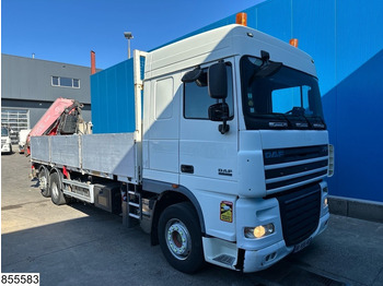 Dropside/ Flatbed truck, Crane truck DAF XF 410 6x2, Fassi, Retarder, Remote: picture 3