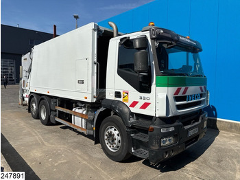 Garbage truck Iveco Stralis 330 6x2, EURO 5, Retarder, Faun, Household waste: picture 4