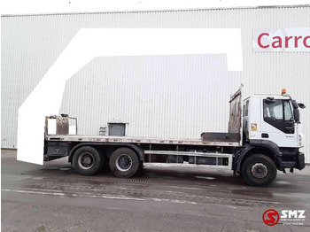 Dropside/ Flatbed truck, Crane truck Iveco Trakker 360 6x4 manual chassis: picture 4