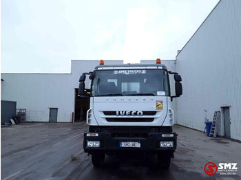 Dropside/ Flatbed truck, Crane truck Iveco Trakker 360 6x4 manual chassis: picture 2