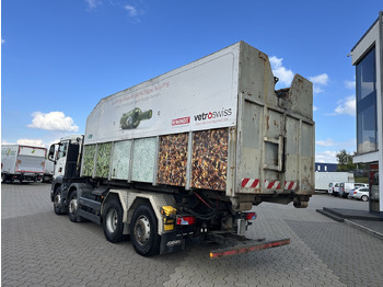 Hook lift truck, Crane truck MAN TGS 35.400 8x2  Intarder   PK 16502 Glasmulde: picture 4