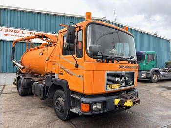 Vacuum truck MAN F 15.192 (6-CILINDER) WITH GEESINK VACUUM TANK (MANUAL GEARBOX / P.T.O.) ORIGINAL DUTCH TRUCK: picture 2
