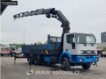 Dropside/ Flatbed truck, Crane truck Iveco EuroTrakker 310 6X4 Palfinger PK36002 Kran Crane Manual Big-Axle Euro 3: picture 2