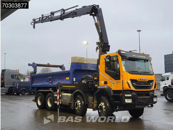 Tipper, Crane truck Iveco Trakker 450 8X4 HIAB 211 EP-4 Hiduo Kran Crane Big-Axle 2-Side Tipper Euro 6: picture 3 Tipper, Crane truck Iveco Trakker 450 8X4 HIAB 211 EP-4 Hiduo Kran Crane Big-Axle 2-Side Tipper Euro 6: picture 3