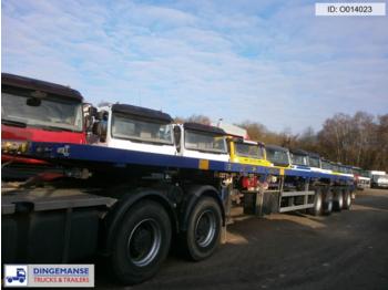 Dropside/ Flatbed semi-trailer Cometto 4-axle extendable platform trailer: picture 1