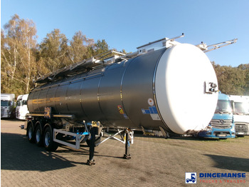 Tanker semi-trailer Feldbinder Chemical tank inox 37.5 m3 / 1 comp: picture 2
