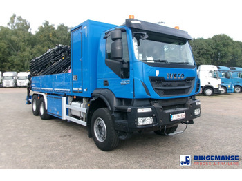 Crane truck Iveco AD260T33 EEV 6X4 + Hiab 377 E5 Hipro Jib 70 X-4: picture 2