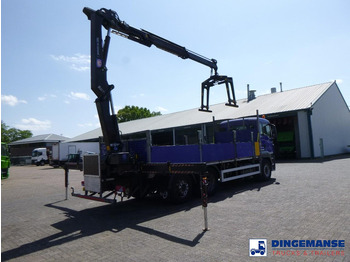 Crane truck MAN TGS 26.360 6X2 RHD + HMF 1420-K2 + grapple: picture 4